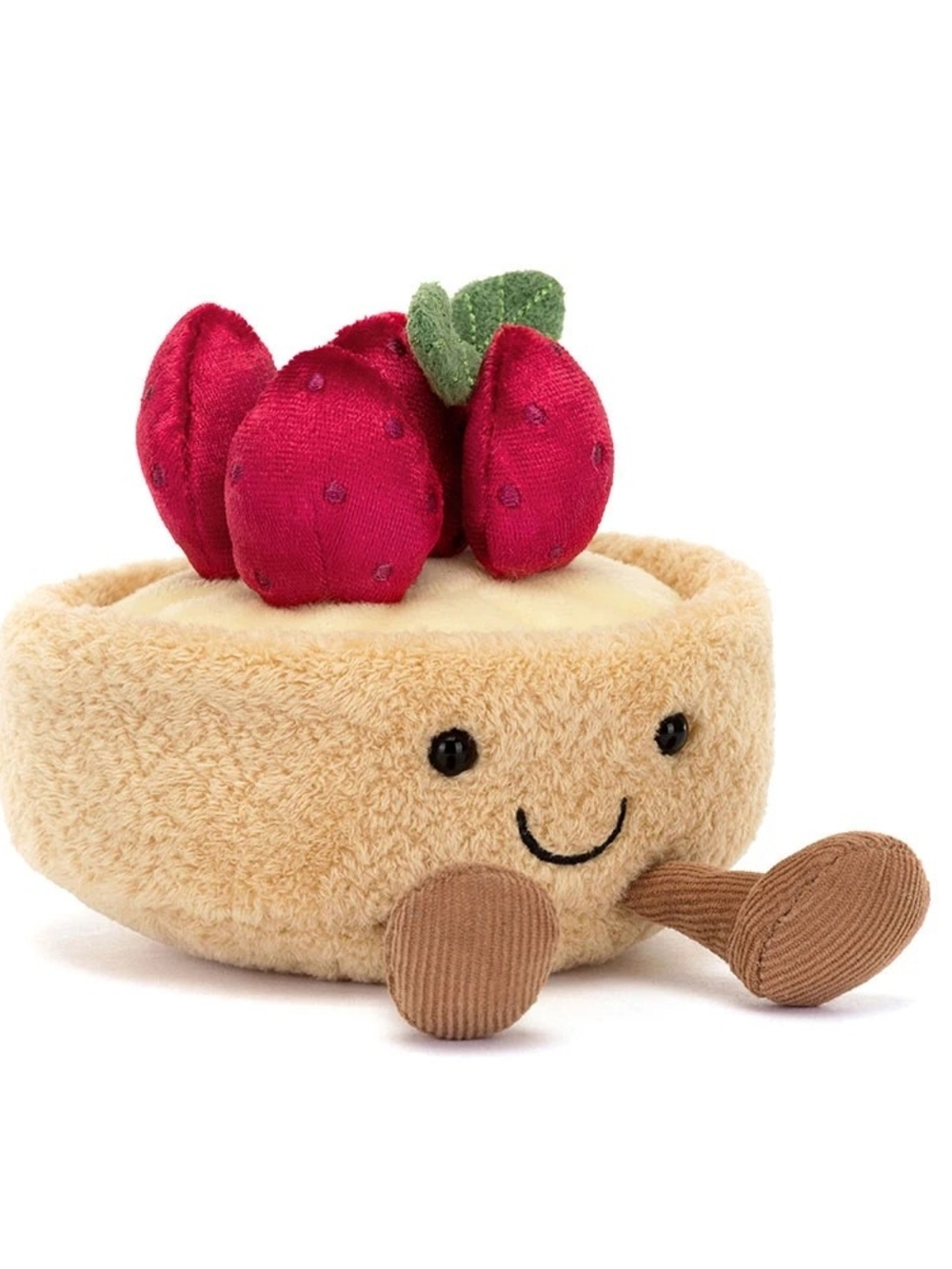 🆕️ Jellycat Patisserie Amuseables Fleurette Tarte Aux Fraises Plush